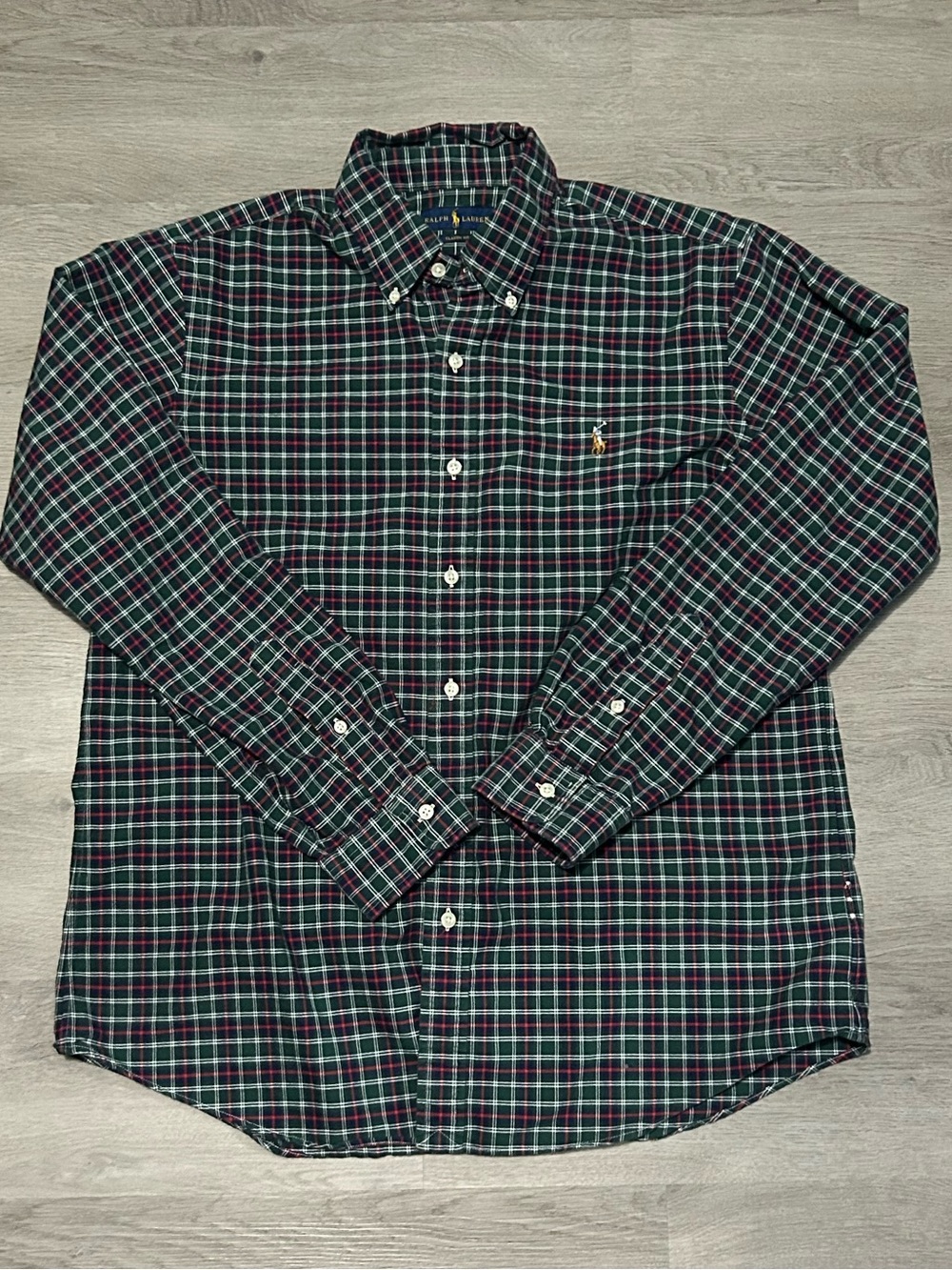 Ralph Lauren Men's Long-Sleeve Plaid Button-Down Shirt